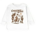 thumbnail image 1 of Christmas on the Range - Toddler Long Sleeve Graphic Tee and Youth Long Sleeve Graphic T-Shirt, 1 of 13