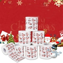 Christmas pattern color toilet paper Santa Christmas tree printed tissue