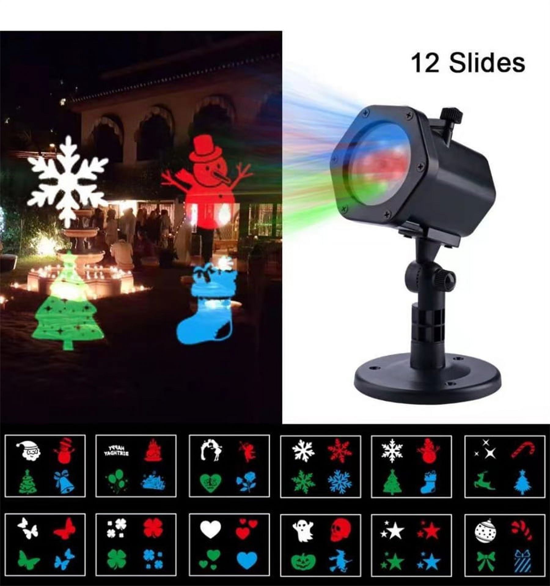 Christmas projection lamp LED projection lamp Outdoor Garden Lawn Stage