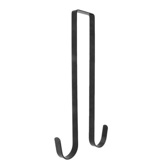 Christmas sale! Double Wreath Hanger 12 In Black Premium Over The Door Metal Double Sided Wreath Hanger (1Pcs)