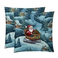 thumbnail image 1 of Christmas sled Luxurious Velvet Throw Pillow Inserts with Unique Patterns - Set of 2 (16x16, 18x18, 20x20 Inches) for Bed, Chair Pillow Covers for Any Occasion, 1 of 6