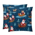 thumbnail image 1 of Christmas sled Pillow Covers and Throw Pillow Inserts - Set of 2, Available in 16x16, 18x18, and 20x20 Inches, Featuring Unique Patterns for Home Decor, 1 of 6