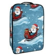 thumbnail image 1 of Christmas sled Polyester Shoe Box Organizer - 23x31cm/9x12in Storage Container for Sneakers & Heels, 1 of 7