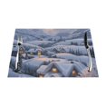 Christmas snow Dining mat, washable, heatresistant, indoor/outdoor