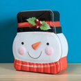 thumbnail image 1 of Christmas special-shaped tin box Santa Claus candy storage tin box gift box, 1 of 5