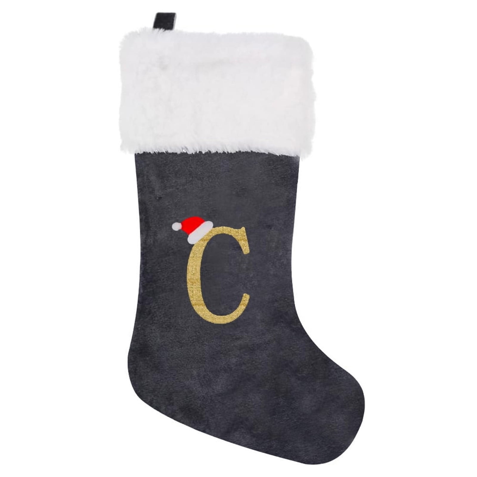 Christmas stockings 20in Christmas Stockings Letter AZ Super Soft