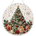 thumbnail image 1 of Diamond painting kit,Christmas ornament kit,DIY suncatcher kit,Christmas Pearl Diamond Art Hanging Ornament Kit Pearl Bead Painting with Chain for Tree Window Home Decor 5 Designs, 1 of 10