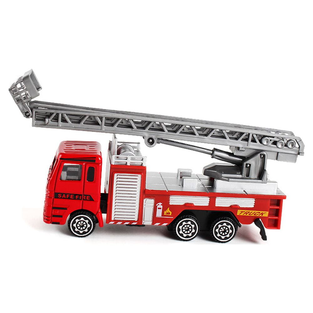 Christmas toddler toys age 2-4 Large Children's Ladder Fire Truck Water Sliding Metal Model Toys for 2 Year Old Toys for Boys Gifts