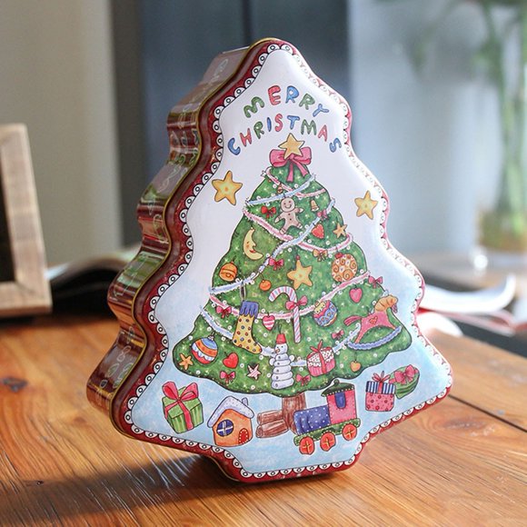 Christmas Tree Shaped Container