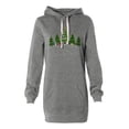 thumbnail image 1 of Christmas trees Hooded Sweatshirt Dress Nickel, 1 of 1