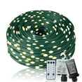 thumbnail image 1 of Christmas warm white Rope Lights Outdoor, 1000LED 328Ft Outdoor Decorative String Strobe with 8 Modes and Multiple Function like Remote/IP67 Waterproof/Timer/Memory,  String Lights for House Decor, 1 of 4