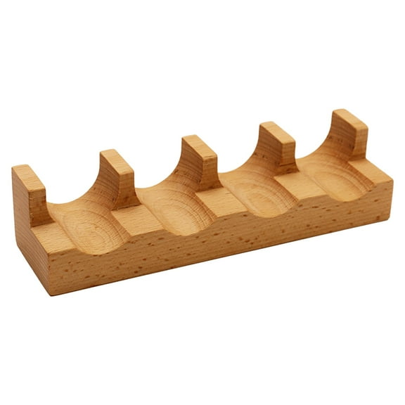 Christmas wooden sushi stand, Wood hand roll holder, Wooden Hand Roll Stand with 4 Slots, Sushi Taco Holder Display for Kitchen Restaurant Serving kitchen accessories