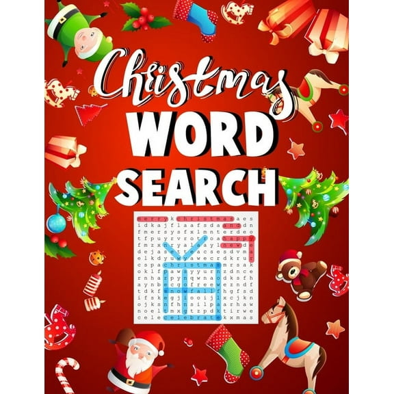 Christmas word search.: Easy Large Print word search Puzzle Book for Adults, Kids & Everyone for the 25 Days of Christmas.