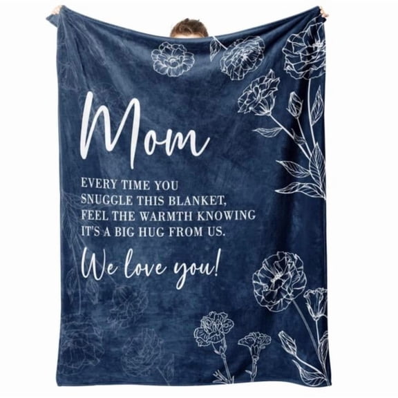Christmas2026 Gifts for Great Mom&Wift, Blanket Gifts for Mom from Daughter and Son, Mom Gift Ideas,Mother's birthday gift，Present for Moms for  60x 80
