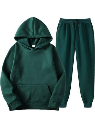 Hunter green sweat suit new arrivals