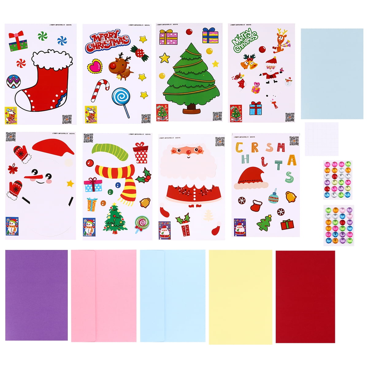 Christmaskits Making Cards Kit Supplies Craft Diy Make Your Own