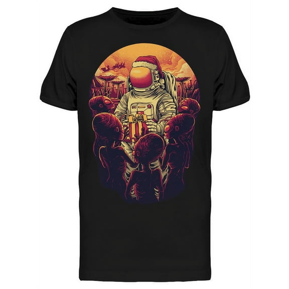 Christmast With The Aliens T-Shirt Men -Image by Shutterstock, Male 3X-Large