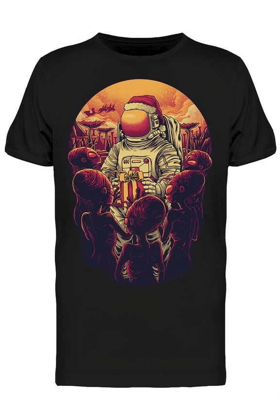 Christmast With The Aliens T-Shirt Men -Image by Shutterstock, Male 3X-Large