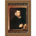 thumbnail image 1 of Christoffel Plantin 24x18 Gold Ornate Wood Framed Canvas Art by Peter Paul Rubens, 1 of 2