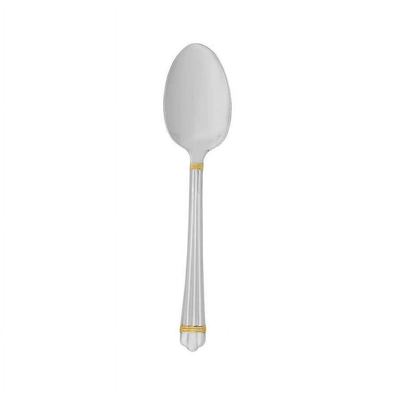 Christofle Silver Plated Aria Gold Soup Spoon 10-22-002