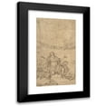 thumbnail image 1 of Christoph Unterberger 10x14 Black Modern Framed Museum Art Print Titled - San Ponziano in an Amphitheatre Being Exposed to Lions (1732-98), 1 of 5