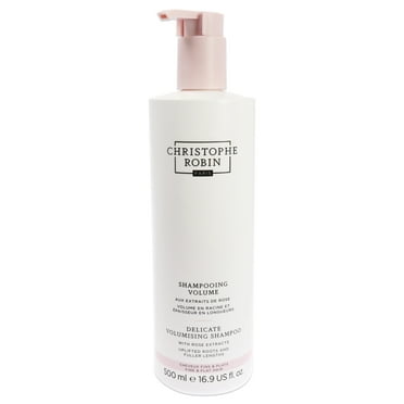 Christophe Robin Delicate Volumizing Shampoo with Rose Extracts , 16.9 oz Shampoo
