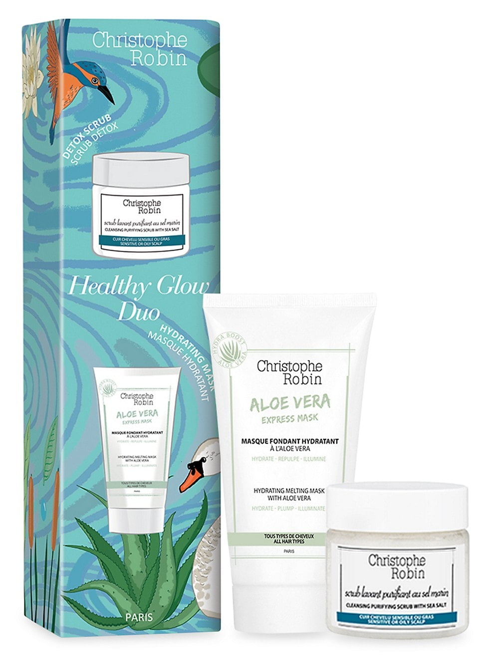 Christophe Robin Healthy Glow Mini Duo Gift Set