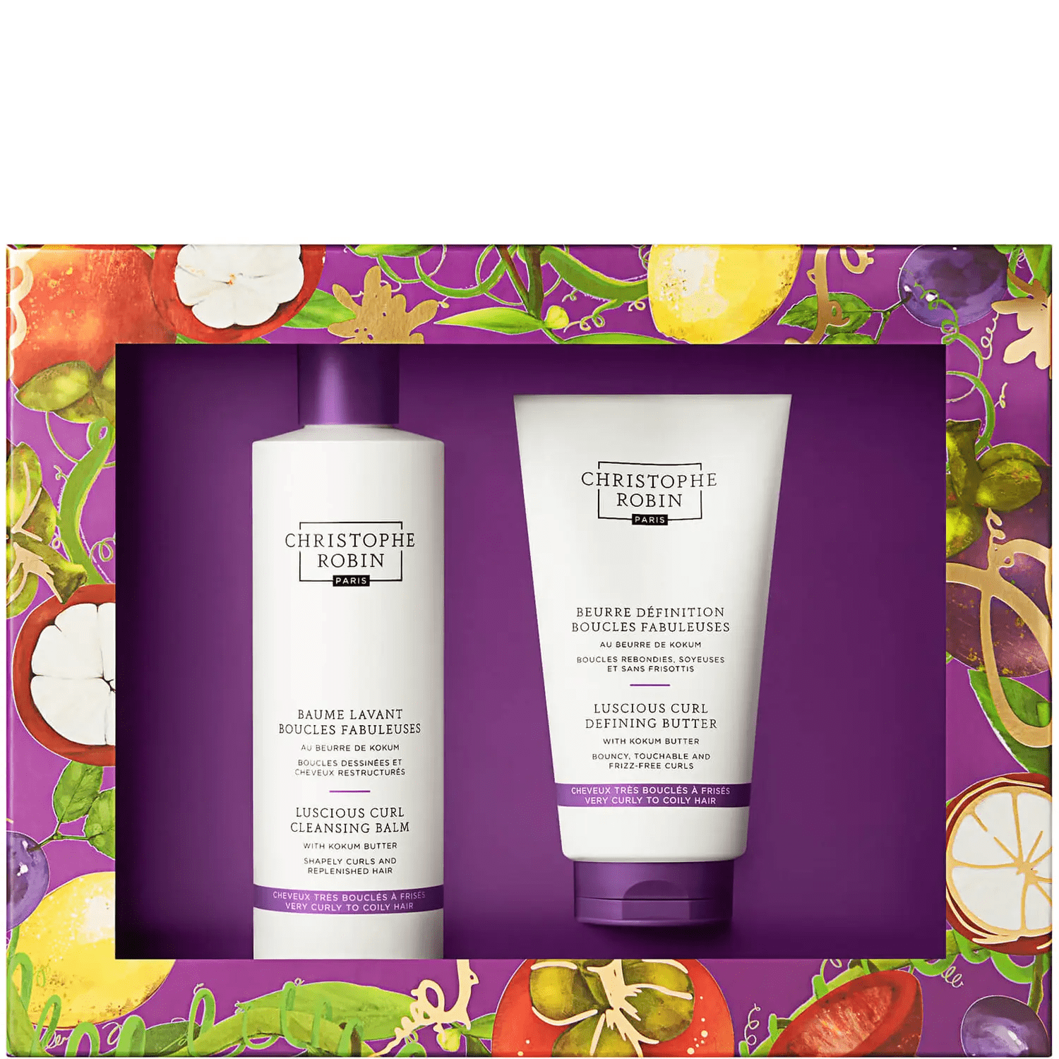 Christophe Robin Luscious Curls Giftset (2PC) - Cleansing Balm & Curl Defining Butter