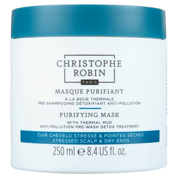 Christophe Robin Purifying Mask With Thermal Mud, 250 ml