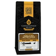Christopher Bean Coffee - Vanilla Nut Butter Cookie Flavored Coffee, (Decaf Whole Bean) 100% Arabica, No Sugar, No Fats, Made with Non-GMO Flavorings, 12-Ounce Bag of Decaf Whole Bean coffee