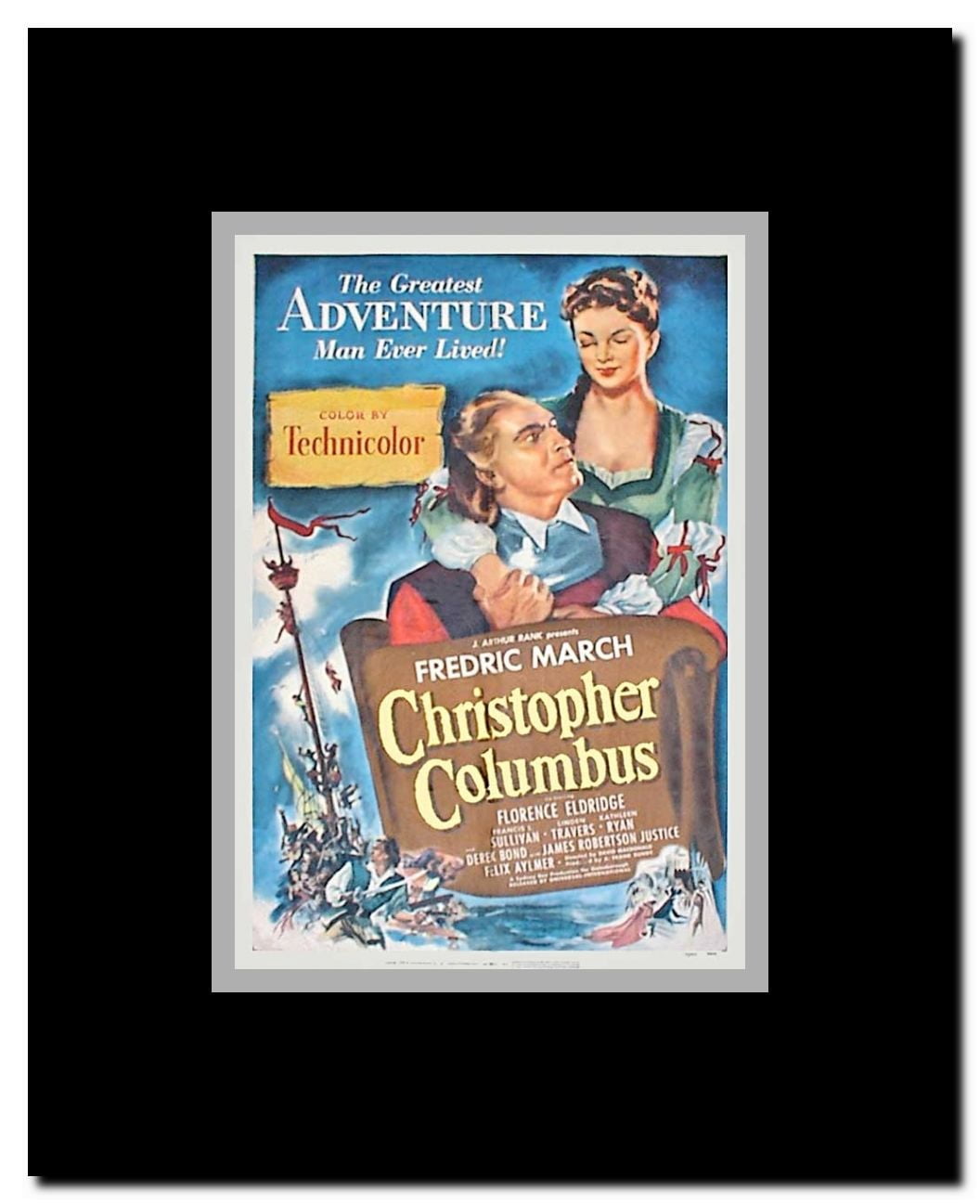 Christopher Columbus Framed Movie Poster
