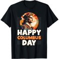 thumbnail image 1 of Christopher Columbus Italian American Happy Columbus Day T-Shirt, 1 of 3