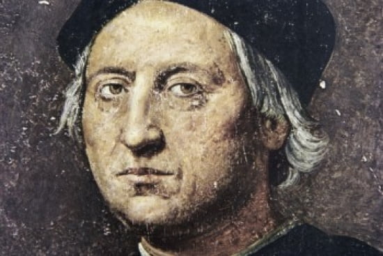 Christopher Columbus ca 1525 Artist Unknown Canvas Art - (18 x 24)