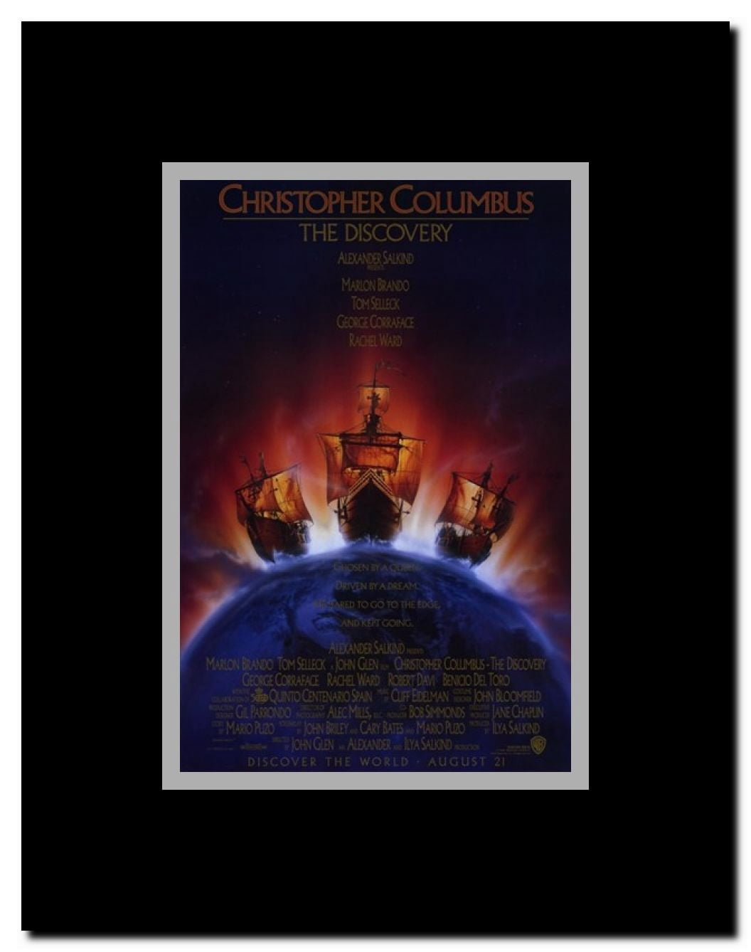 Christopher Columbus the Discovery Framed Movie Poster