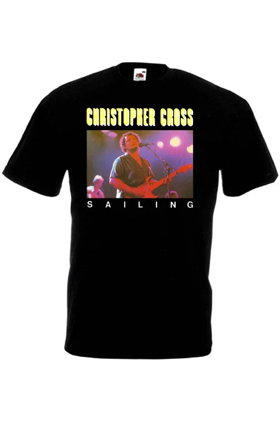 Christopher Cross Sailing v17 T shirt black all sizes S-5XL