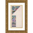 thumbnail image 1 of Christopher Dresser 11x18 Gold Ornate Wood Frame and Double Matted Museum Art Print Titled - Design Drawing (ca. 1883), 1 of 4