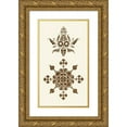 thumbnail image 1 of Christopher Dresser 12x18 Gold Ornate Wood Frame and Double Matted Museum Art Print Titled - The Art of Decorative Design Pl19 (1862), 1 of 4
