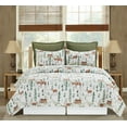 thumbnail image 1 of Christopher Forest Reversible Rustic King Quilt Set, 1 of 5