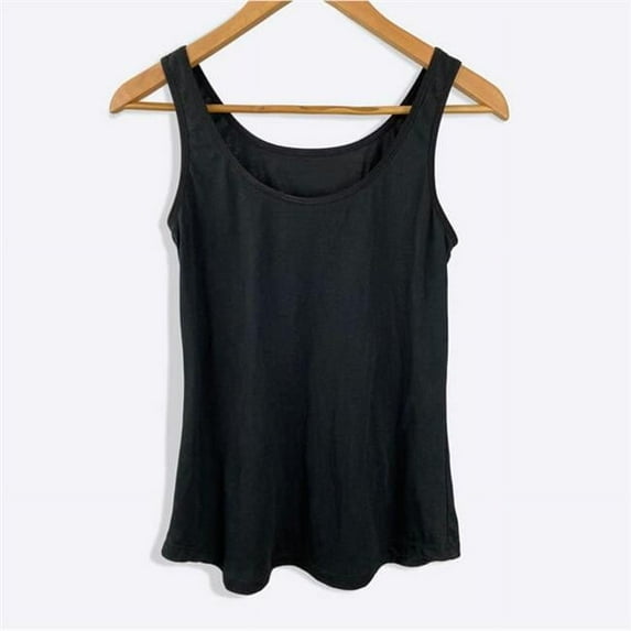Christopher J Apparel 850002846386 Womens Maui Tencel Tank Top, Black - Small