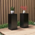 thumbnail image 1 of Christopher Knight Home 33.75" MGO End Table, Wood-Look Square Design, Indoor Outdoor Side Table, Black Finish, Set of 2, 1 of 7