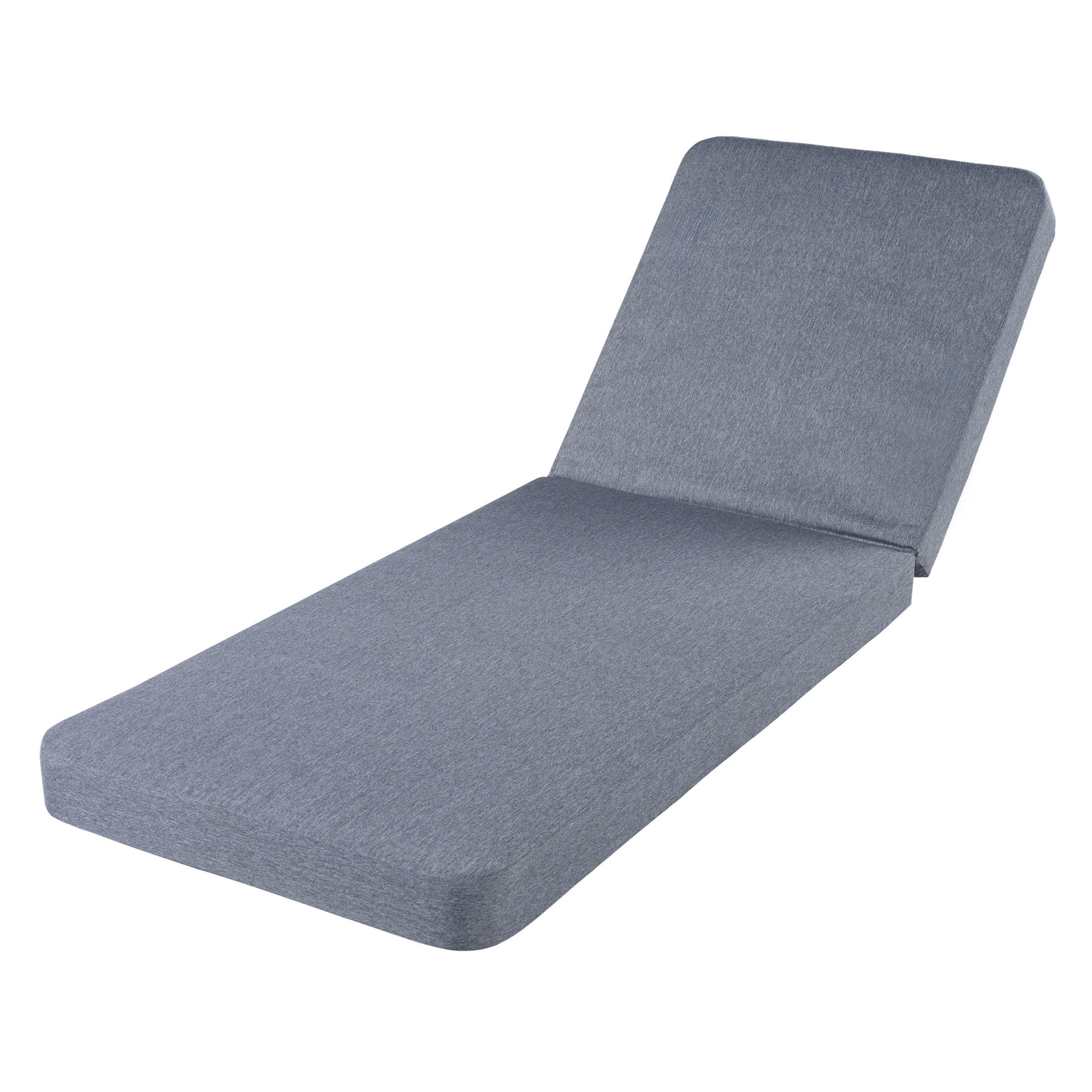 Christopher Knight Home 76.75" x 27" Chaise Lounge Cushion, 4" Thick Foam, Water-Resistant, Gray