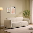 thumbnail image 1 of Christopher Knight Home 84" Modern Boucle Sofa, 3-Seater with Round Arms for Living Room & Apartment, Beige, 1 of 7