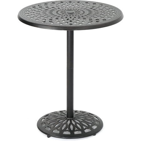 Christopher Knight Home Arlana Outdoor Cast Aluminum Bar Table, Shiny Copper Finish