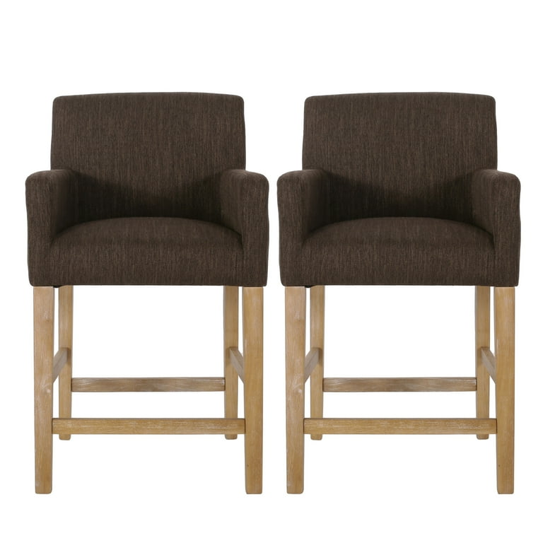 Christopher Knight Home Armga Fabric Upholstered Wood 26 inch