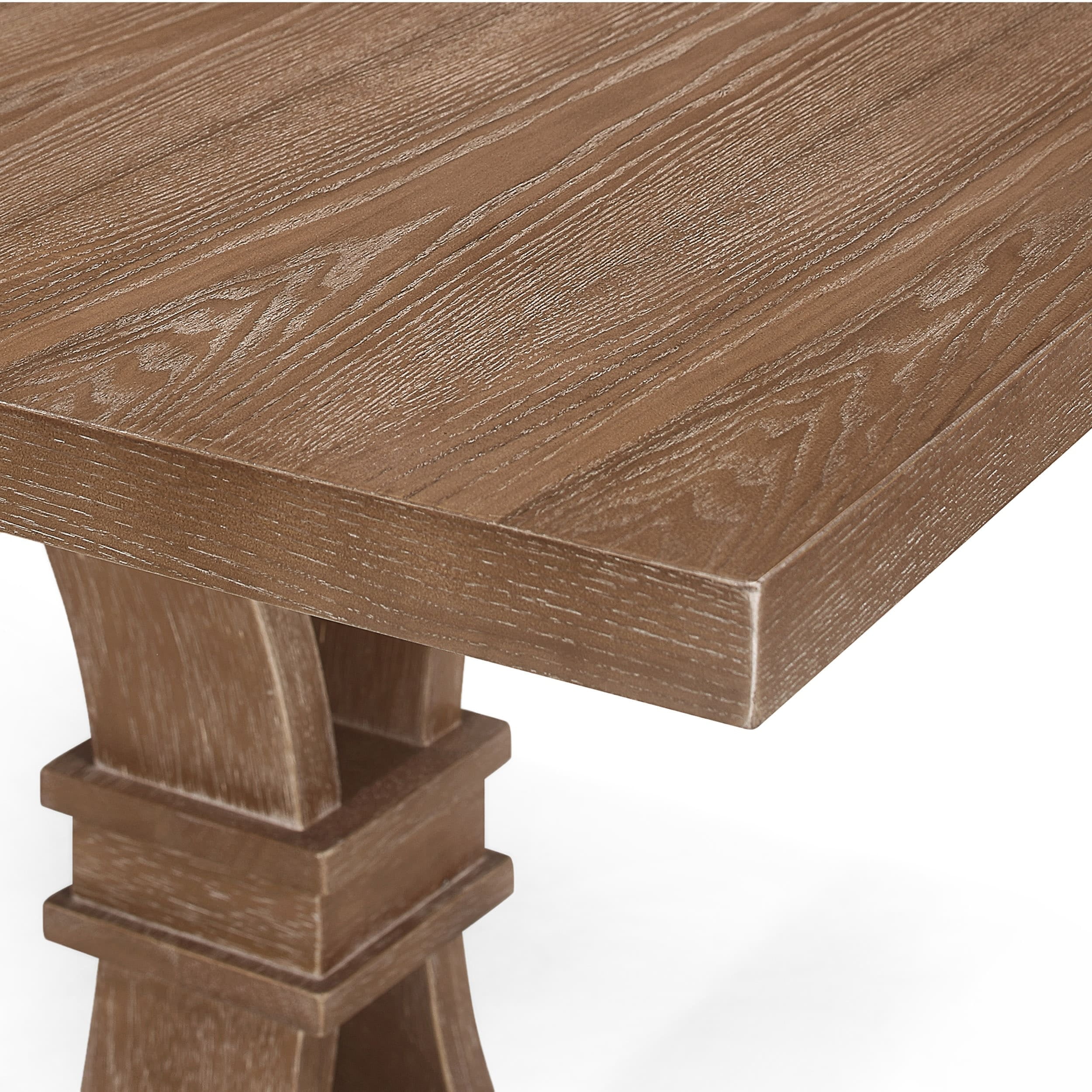 Natural Reclaimed Wood Extendable Rustic Dining Table