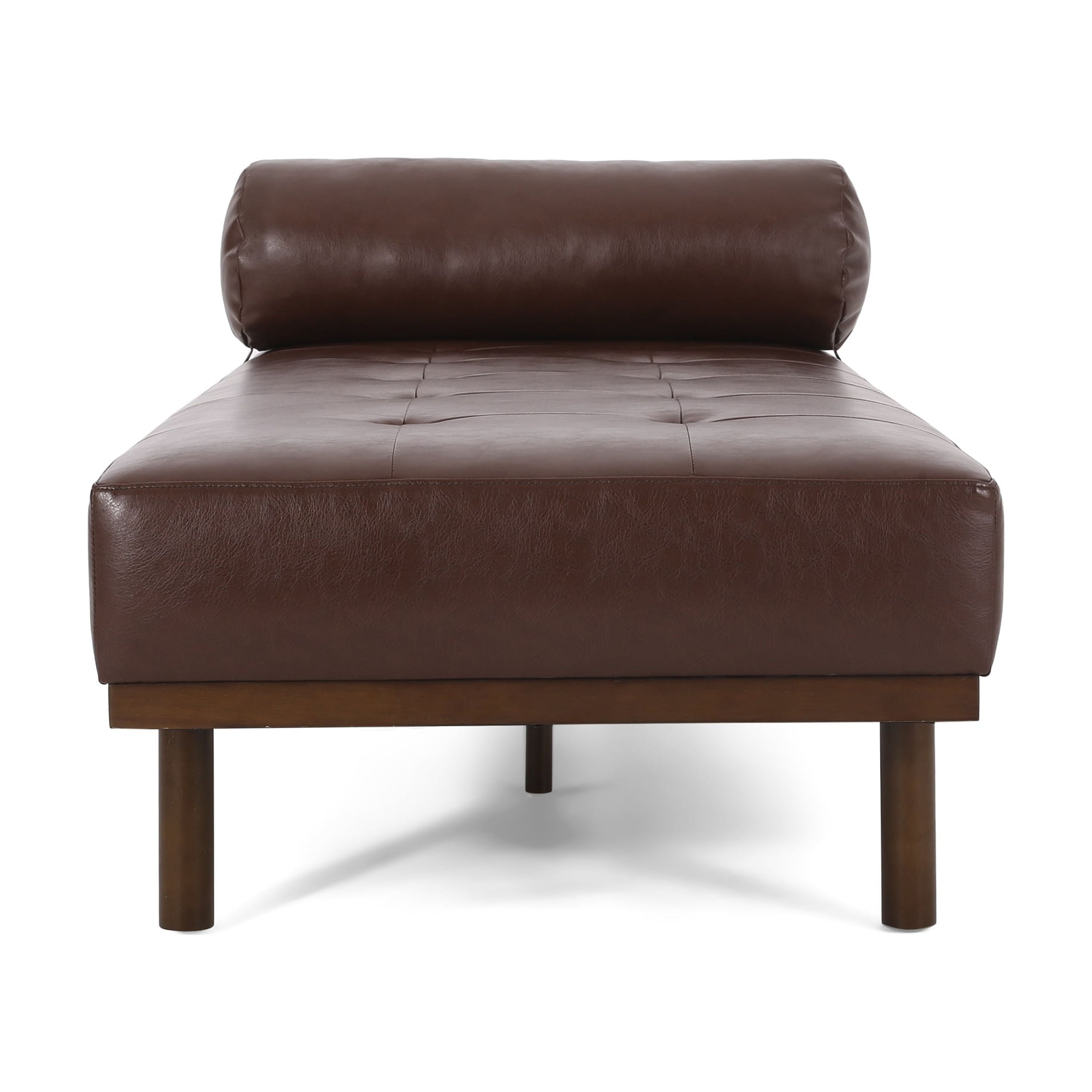 Christopher Knight Home Boise Faux Leather Tufted Chaise Lounge with