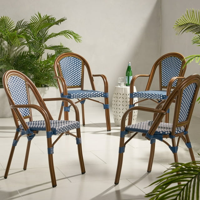 Christopher Knight Home Brianna Outdoor Outdoor Bistro Chairs (Set of 4