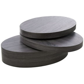 Christopher Knight Home CKH Small Oval Mod Rotatable Coffee Table, Black