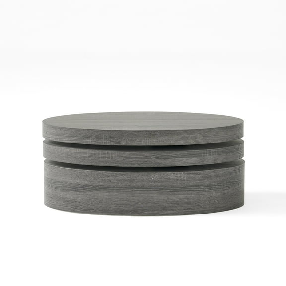 Christopher Knight Home Carson Oval Mod Rotating Wood Coffee Table by