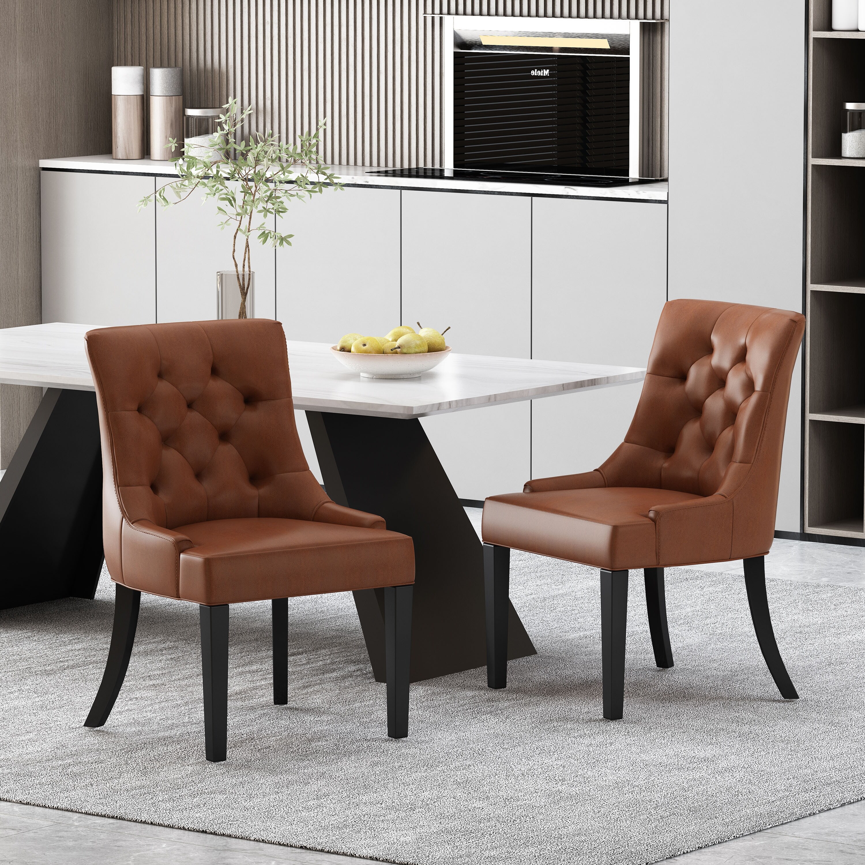 Christopher Knight Home Cheney Tufted Dining Chairs (Set of 2) by